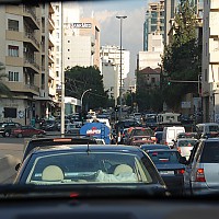Verkehrchaos in Beirut
